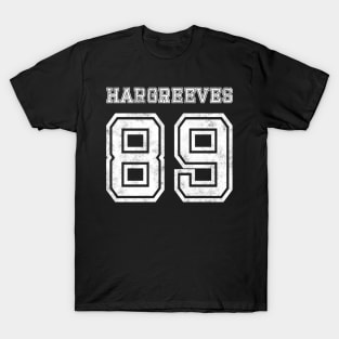 Umbrella Academy Hargreeves Jersey Number 89 - Grunge White T-Shirt